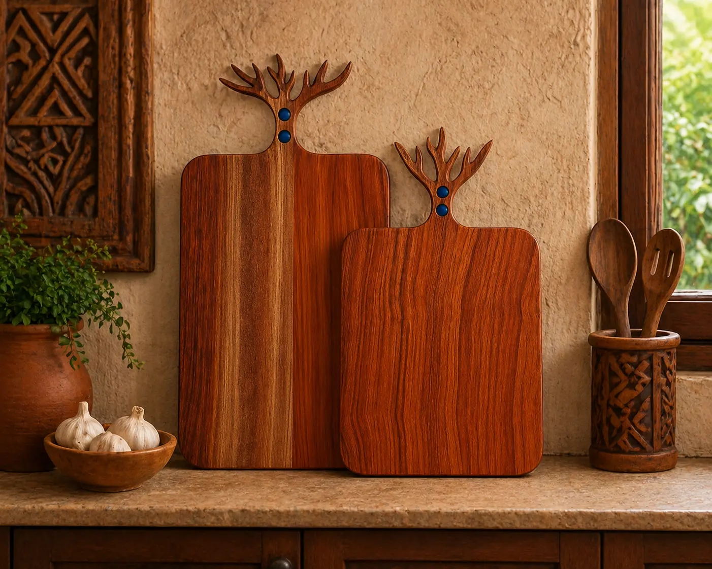 Antler Dual-Grain Serving Set